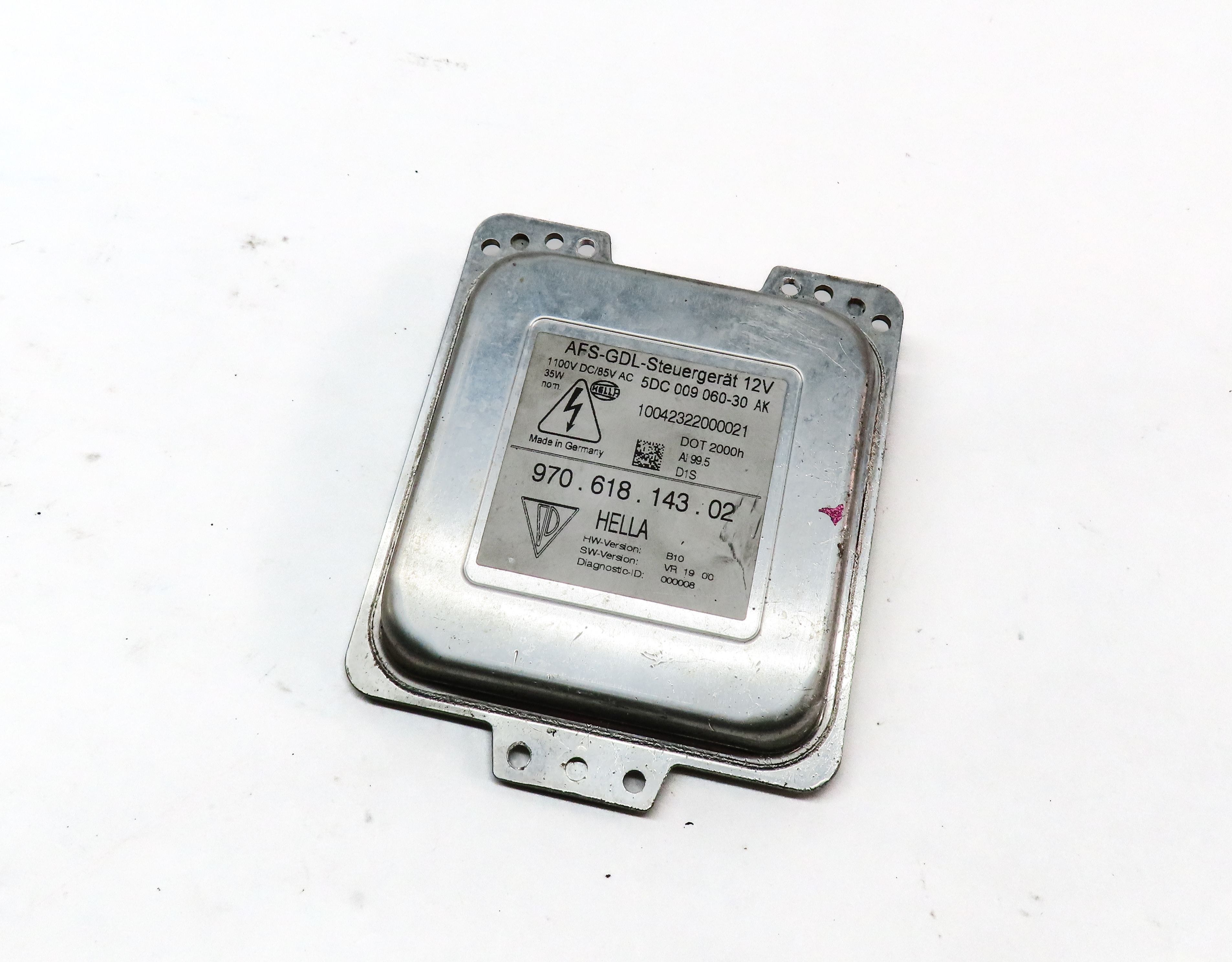 2011 PORSCHE PANAMERA (970 G1) FRONT RIGHT PASSENGER HEADLIGHT BALLAST MODULE — exact item pictured